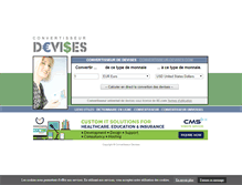 Tablet Screenshot of convertisseur-devises.com